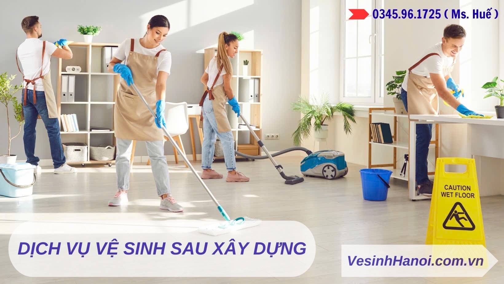 vệ sinh sau xây dựng